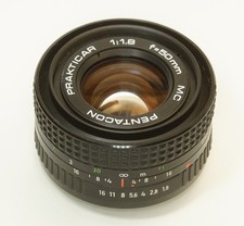 German-made PENTACON PRAKTICAR 1:1.8 f=50mm MC 22A-914 PB mount 41220N