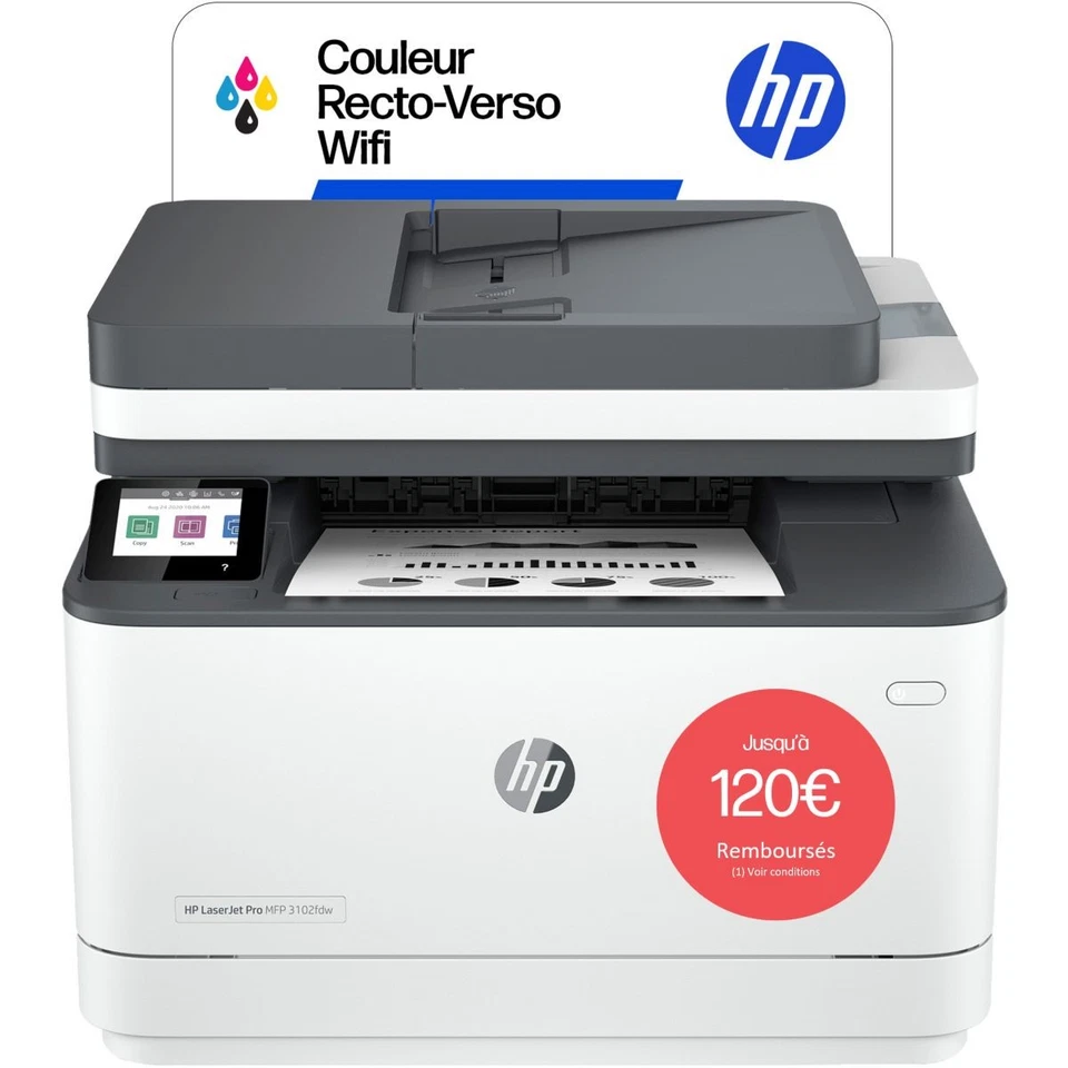 195122461898 Multifunction device LJ Pro MFP 3102fdw 3G630F HP Inc.