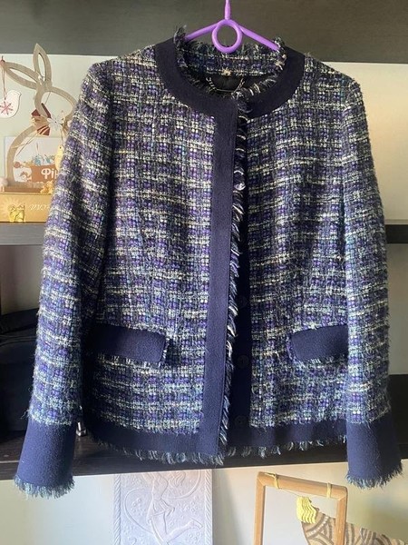Women Jigsaw Blazer Multicolor Polyester S