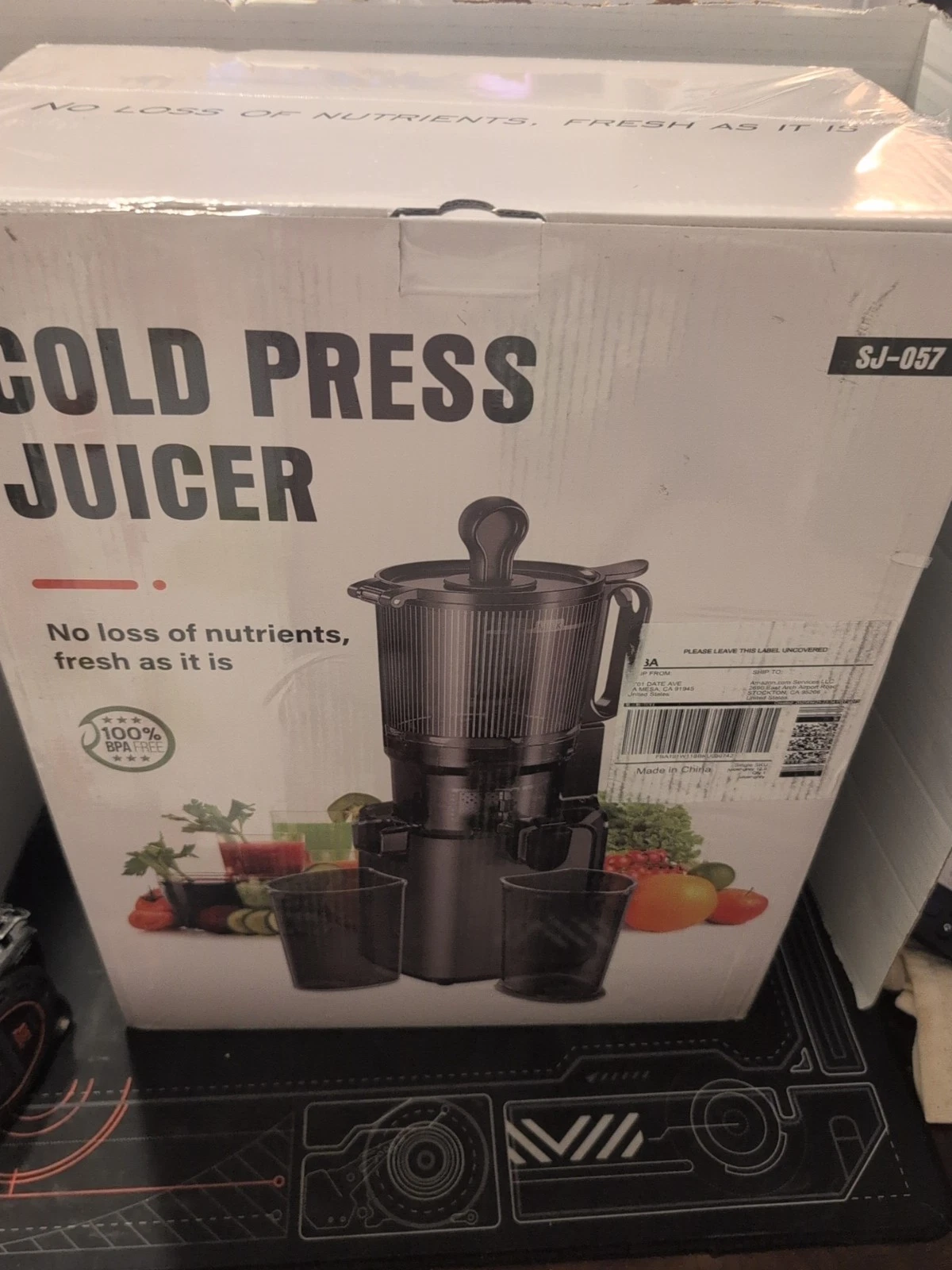 BRAND NEW Cold Press Juicer 100% BPA Free Mode SJ-057 - High Juice Yield
Opens in a new window or ta
