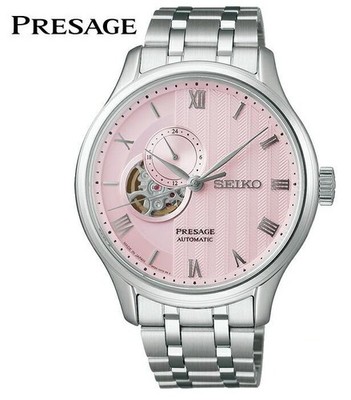 [ Neu] SEIKO PRESAGE SARY Serie Japanischer Garten Automatik Damenuhr Rosa Zi...