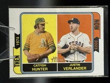 2023 Topps Heritage - #TAN-6 Garylord Perry Justin Verlander Then and Now