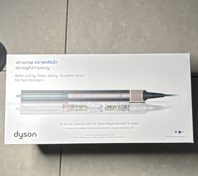 Dyson Airwrap Co-anda2x Straight+Wavy Set Curling/Smoothing Fast Dryer with box