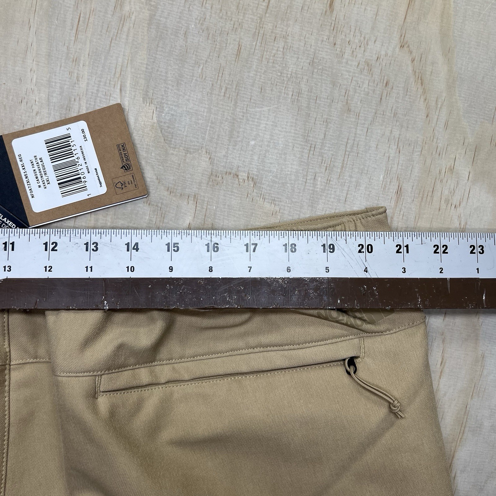 NEW The North Face Camden Soft Shell Relaxed Pants 2XL Regular Beige Khaki Mens thumbnail 10
