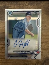2021 Bowman Draft Gunnar Hoglund Refractor Auto #372/499!! 🔥🔥