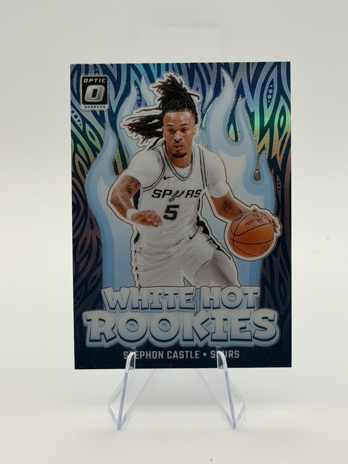 2024-25 Panini Donruss Optic - White Hot Rookies Stephon Castle #6 Holo (RC)