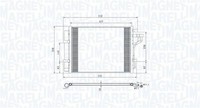 Magneti Marelli 350203802000 Kondensator, Klimaanlage FüR Hyundai