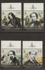 Pitcairn Islands 2012 - Bicentenary, Birth of Charles Dickens Set of 4  MNH....1