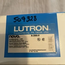 Lutron Nova N-2000 1-Pole Slide Dimmer Incandescent/Halogen GREY FREE SHIPPING