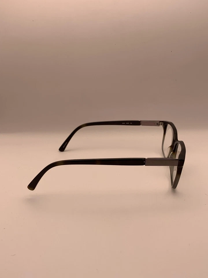 Banana Republic Gino Eyeglasses Frames Mens 145 Black Gray Rectangle Glasses - Imagem 3 de 4