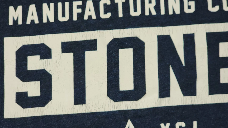 Volcom Stone T-Shirt Men Size Medium Navy Blue Short Sleeve Vintage Y2K 90s - Image 4 of 4