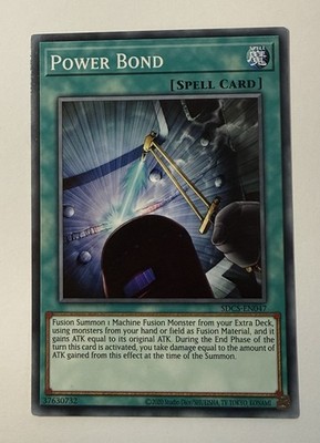Power Bond - SDCS-EN047 - Common - Unlimited Edition - NM Yugioh