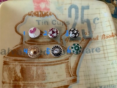 kameleon jewel pops 5 Different Choices Sterling Silver ( Number 5 Is Sold )
