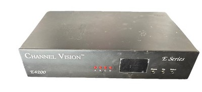 Channel Vision E4200 IR E4200IR E Series RF Modulator, No Power Adapter - Tested