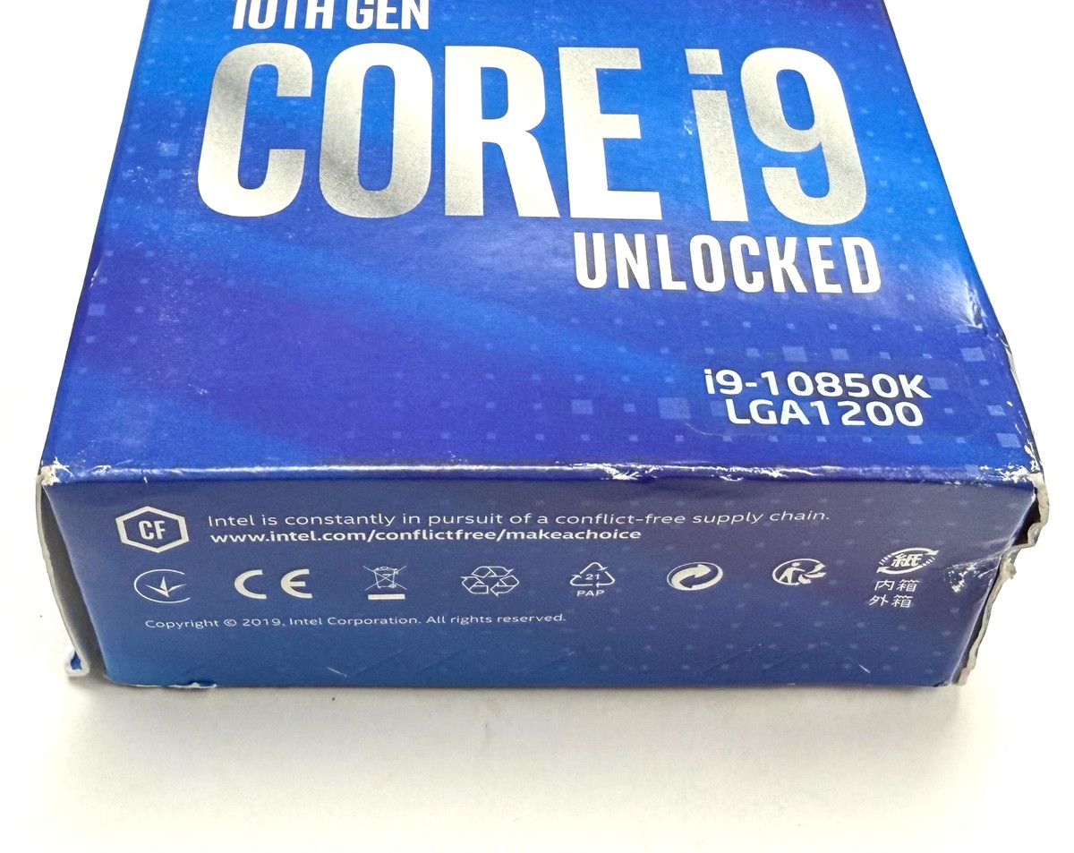 Intel BX8070110850K Core I9-10850k 10cores up to 5.2 GHz Unlocked