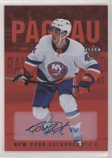 2021 Upper Deck Fleer Ultra Red Rainbow Foil 7/25 Jean-Gabriel Pageau Auto 1r7e