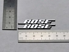 Bose Speaker Badge Logo Emblem Brushed Silver