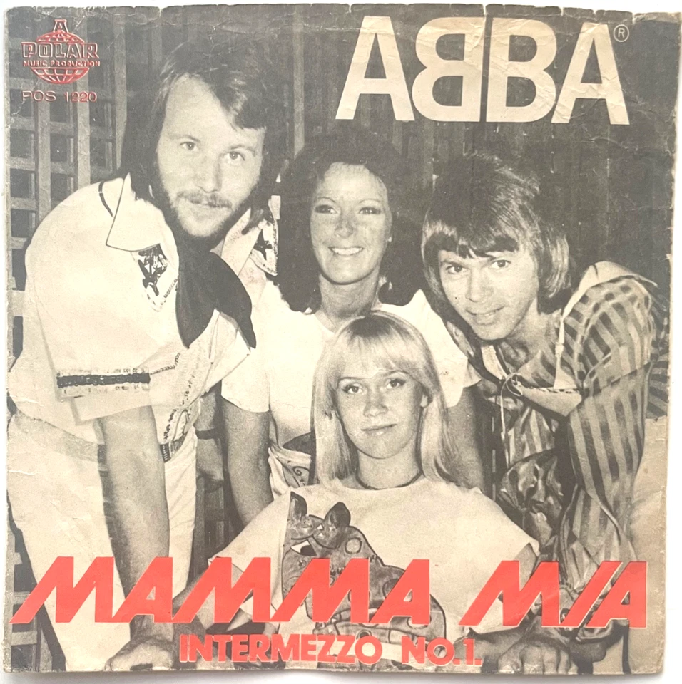 VERY RARE ABBA DENMARK PS SINGLE - MAMA MIA / INTERMEZZO NO.1  - UNIQUE PS - Image 2 of 4