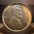 New Listing1909 BU Picturesque Philadelphia Mint Copper Lincoln Wheat Cent 236