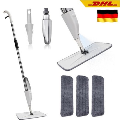 Wischer Mit Sprühfunktion Spray Mop Schnelle Bodenwischer 350ML Wassertank Boden