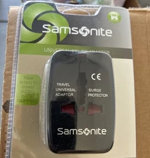 Samsonite Worldwide Travel Universal Power Adapter Black New