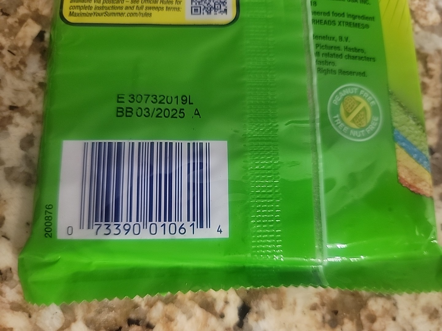 Airheads Xtremes Candy "Expired 3/2025" TRANSFORMERS Rise of the BEAST Collector