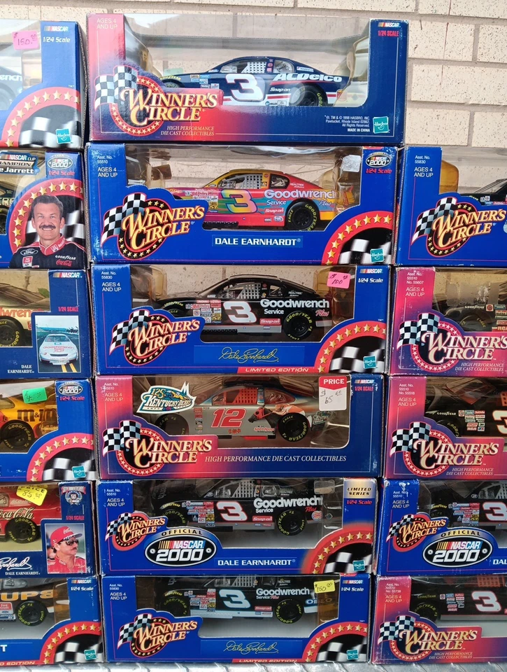 Lote De 17 Coches De Colección Winners Circle Diecast NASCAR Stock Escala 1:24 Nuevos En Caja Foto 3 de 4