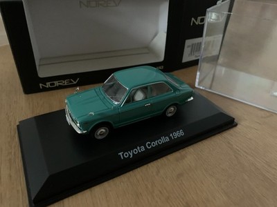 NOREV 1966 Toyota Corolla 1.Generation Modellauto 1/43 RAR OVP JDM Jap NO Ebbro