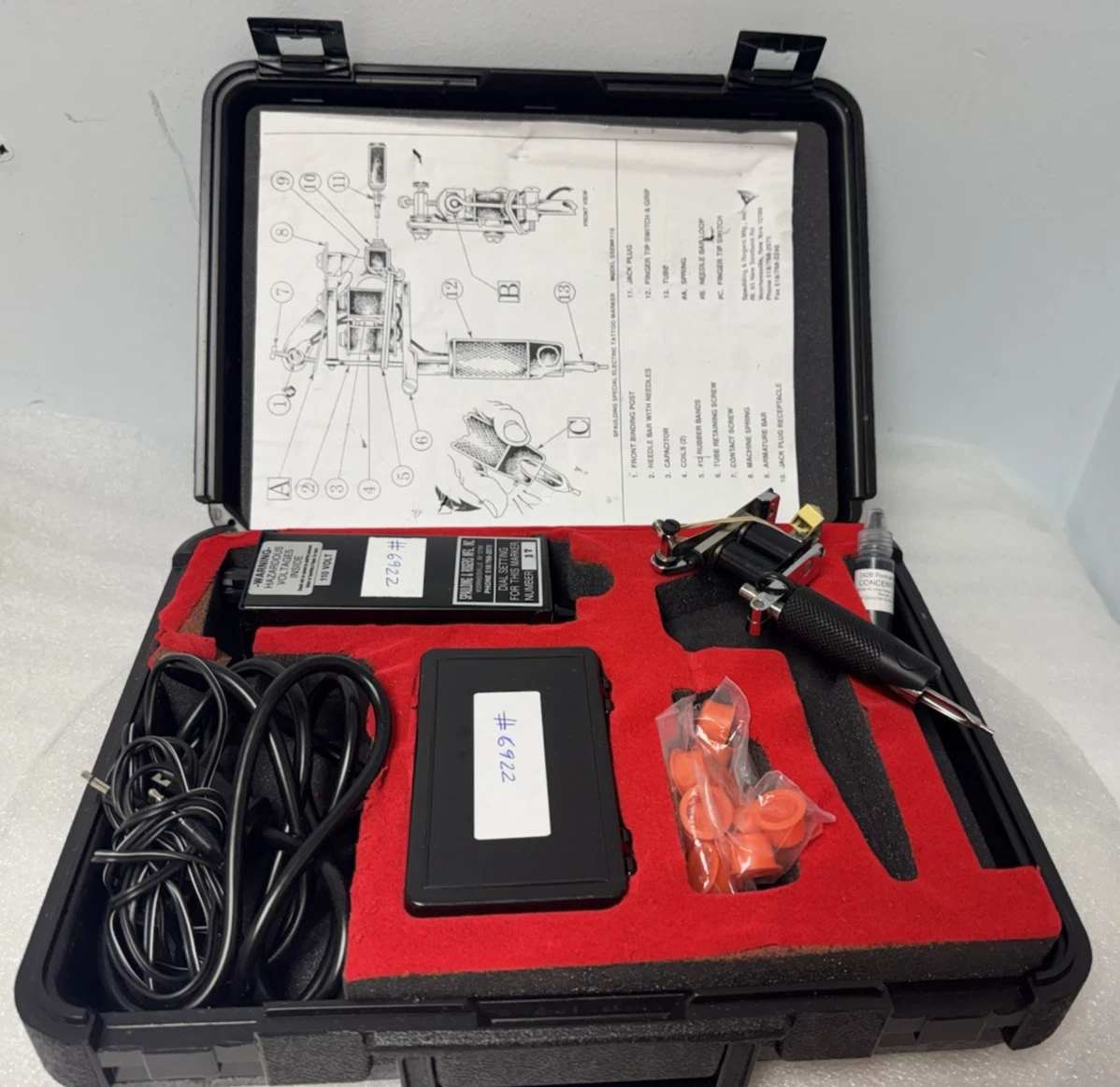 Spaulding Rogers Tattoo Indiana Tattoo Machines & Parts for sale