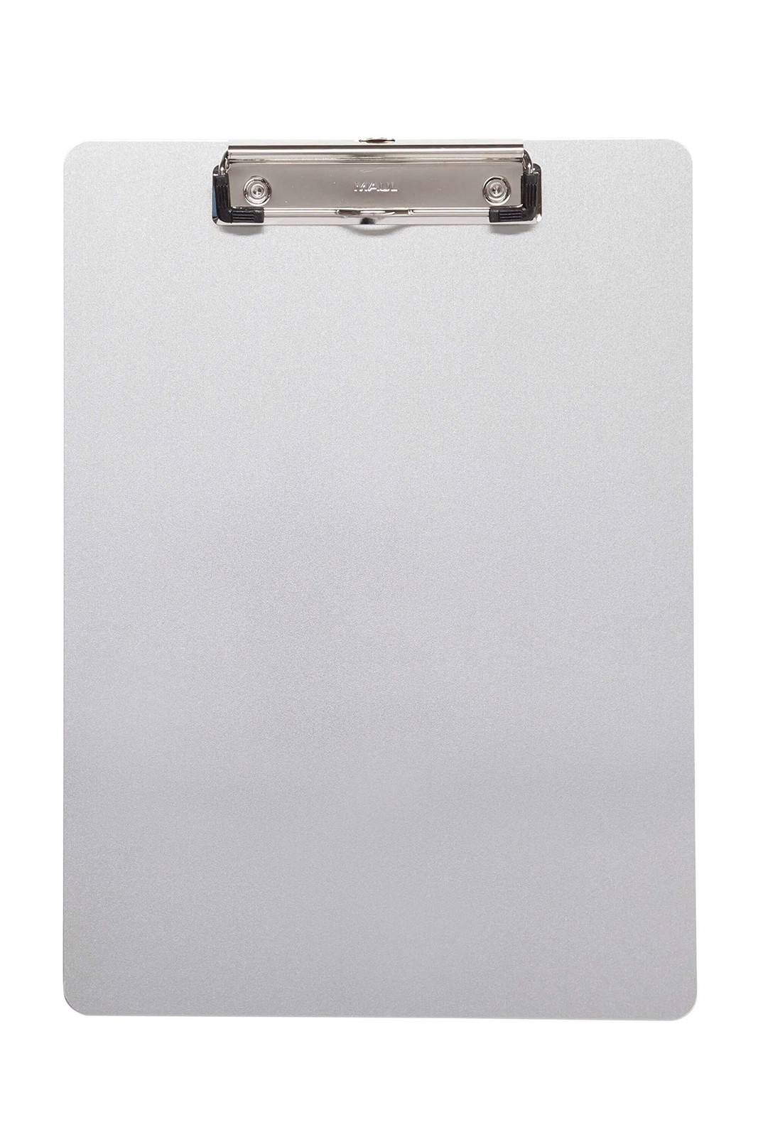 MAUL Clipboard, Din A4 High, Anodised Aluminium, 8 mm Clamping Width, 1 mm Board