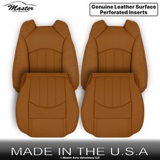 2013-2014 Fits Chevrolet Traverse Genuine Leather Perf Replacement Covers Mojave