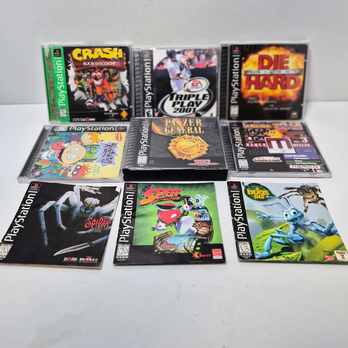 Sony PlayStation 1 Manuals, Inserts & Box Art in English for sale