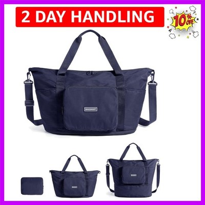 Foldable Travel Bag, 37L Expendable Personal Item Bag, Lightweight Weekender ...