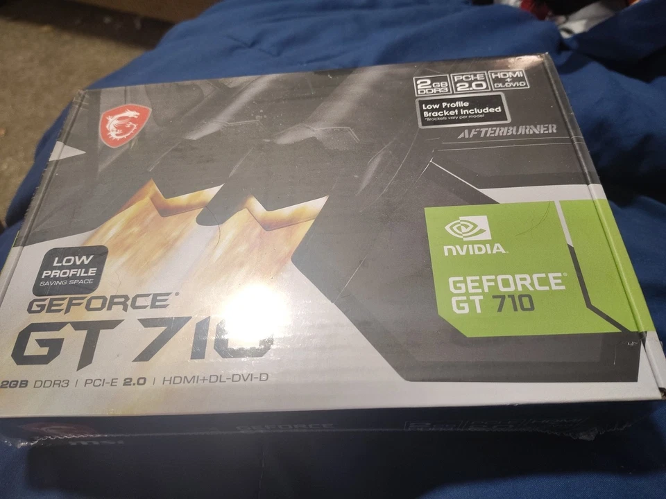MSI GeForce GT 710 2GB DDR3 Graphics Card GT 710 2GD3 LP NVIDIA - Image 2 of 2