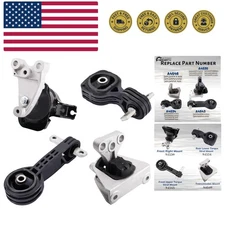Engine Motor and Trans Mount Set of 4 Compatible with 2006/ 2007/ 2008/ 2009/...