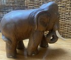“Hand Carved” Elephant Statue Figurine  — photo 6