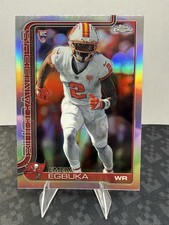 2025 Topps Chrome NFL EMEKA EGBUKA Rookie RC #312 Silver Refractor Tampa Bucs