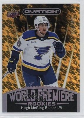 2023-24 Upper Deck Ovation World Premiere Gold 73/299 Hugh McGing Rookie RC 0nr3