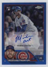 2023 Topps Chrome Update Blue Refractor /150 Miles Mastrobuoni #AC-MMA Auto 1f7b