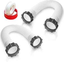 Boltigen 1.5'' Diameter Pool Sand Filter Pump Hose, 20inch Pool Pump Replacement