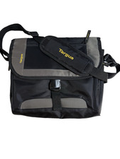 Targus CityGear Mini Notebook Carrying Case Messenger Bag Black Gray 12"