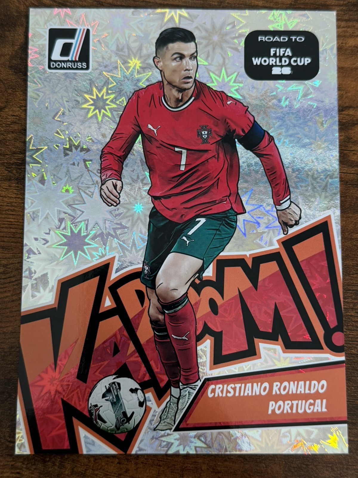 2025-26 Panini Donruss Road to Fifa World Cup Jumbo Kaboom Cristiano Ronaldo #2