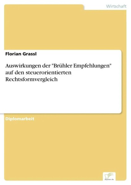 Florian Grassl | Auswirkungen Der BrüHler Empfehlungen Auf Den...-image