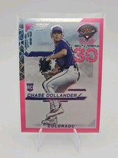 2025 Panini Prospect Edition Chase Dollander Holo Prospect Pink Velocity 75/79