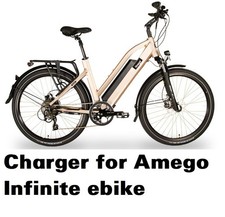 🔥 Caricabatteria Alimentatore Rapido 3A per Bici Elettrica Amego Infinite