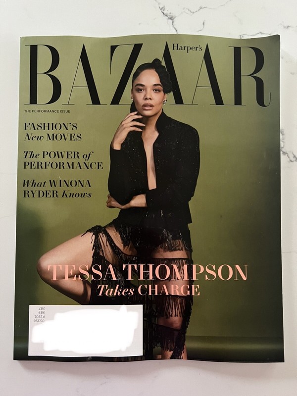 Harper's Bazaar Magazine Aug 2022 Winona Ryder Tessa Thompson Kyiv City Ballet +