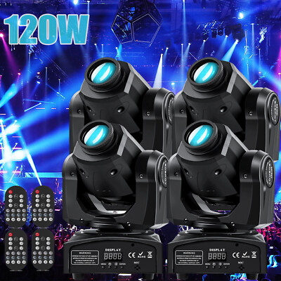120W Gobo Moving Head LED Bühnenlicht Beam RGBW DMX Spot Lichteffekt Weihnachten