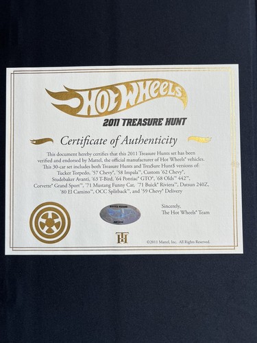 2011 HOT WHEELS RLC EXCLUSIVE SUPER TREASURE HUNT 30 CAR SET #1172/2500 NEW NIB - Picture 4 of 7