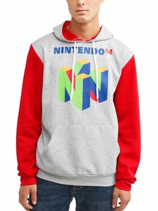 Mens-Nintendo-64-N64-Logo-Color-Block-Graphic-Hoodie