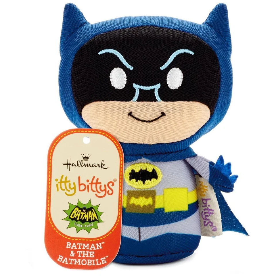 Hallmark Itty Bittys Batman en Batimóvil! Clásico de la vieja escuela retirado 2 piezas Foto 2 de 3